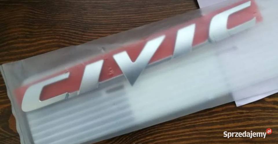 Emblemat CIVIC na tył klapy Honda Civic VIII Olsztyn
