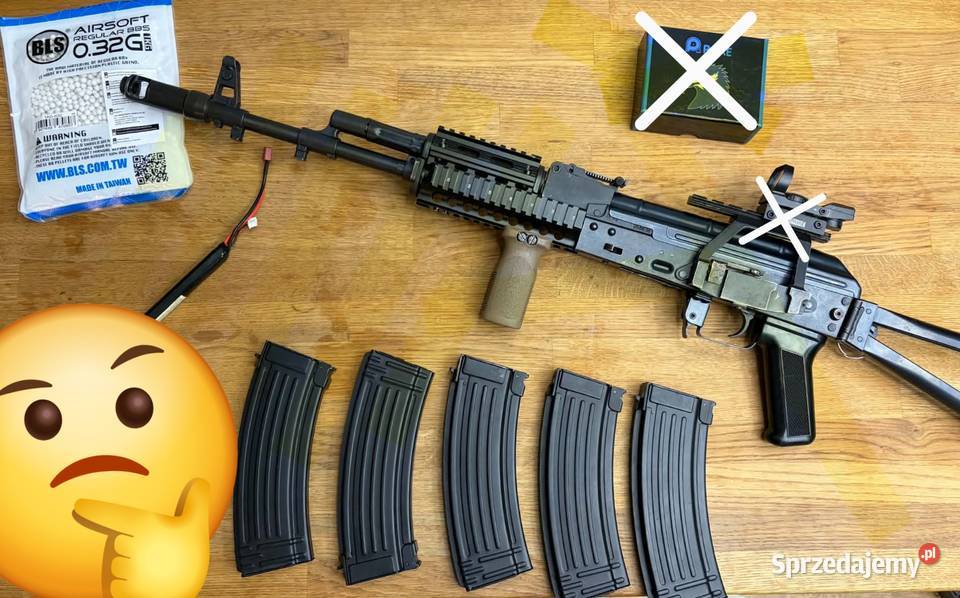 ASG EL AK74 MN tuning 450fps 19J 80m zasiegu Kokawa