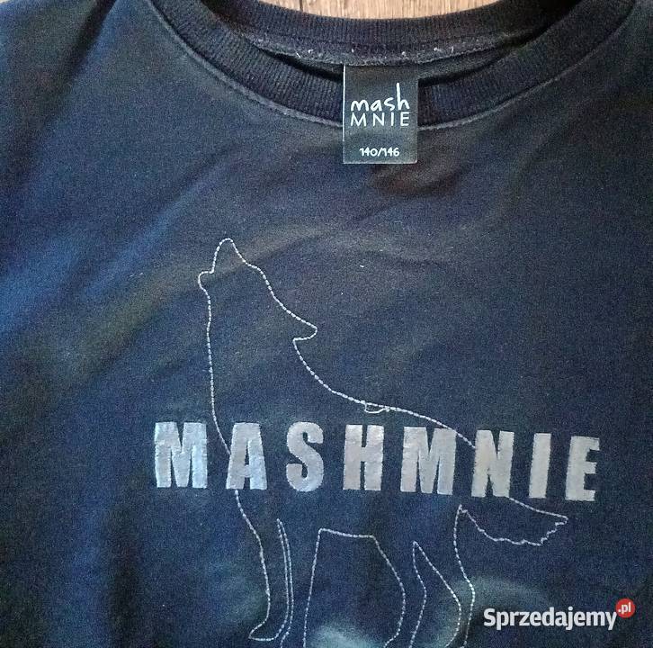 Mash Mnie czarna bluza z długim rękawem 140146 chłopiec Zbylitowska Góra