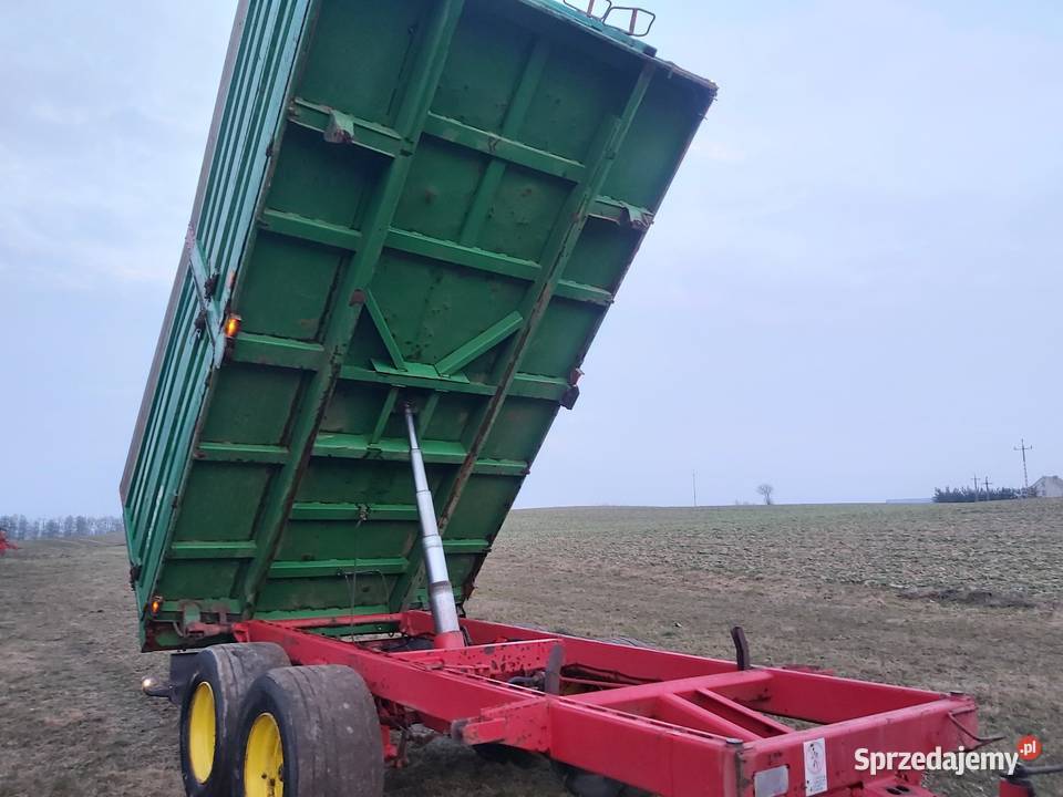 Przyczepa wywrotka tandem Warfama lubelskie Jabłonowo