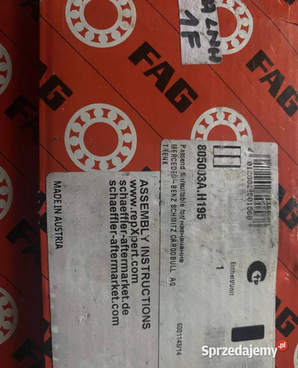 Łożysko SAG nowe 4 sztuki Nowe Tarnowskie Góry