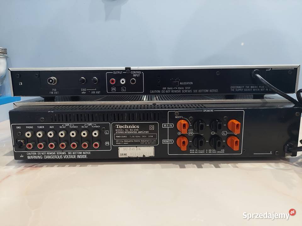 Technics Amplifier SUZ45 and Technics Tuner Wzmacniacze i pokrewne