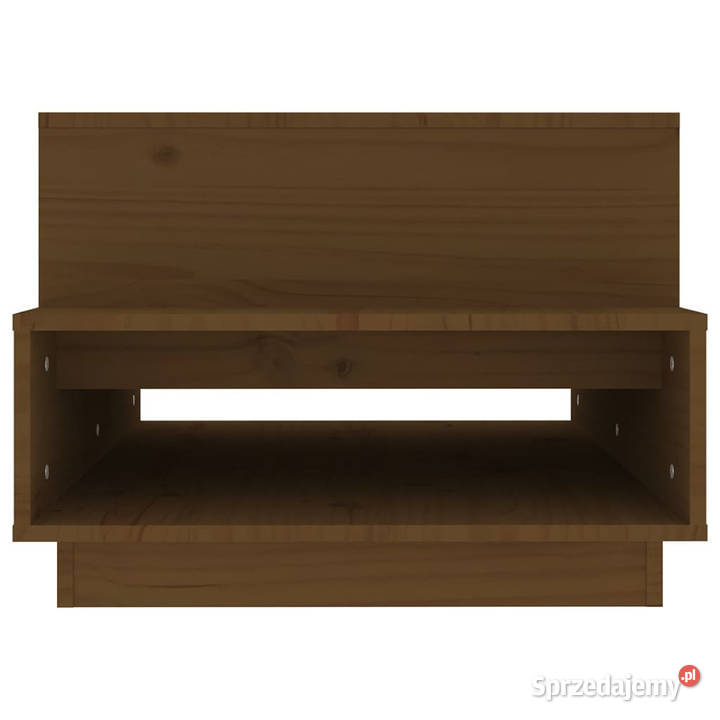 Stolik kawowy miodowy brąz 80x55x405 lite drewno mazowieckie Warszawa