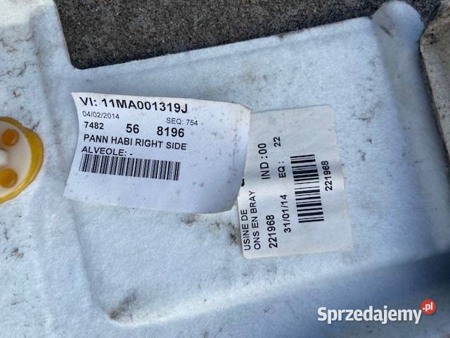 Tapicerka Renault T Gama Range 7482398652 Maszewo