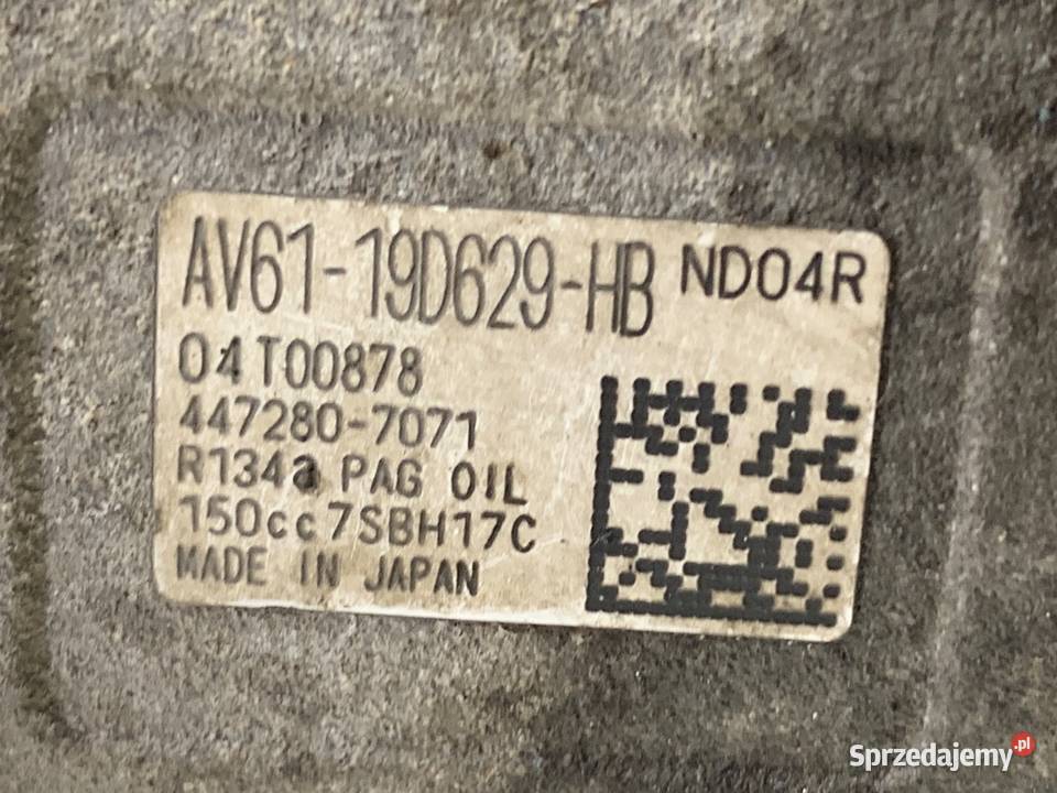 SPRĘŻARKA KLIMATYZACJI FORD TRANSIT CONNECT podkarpackie