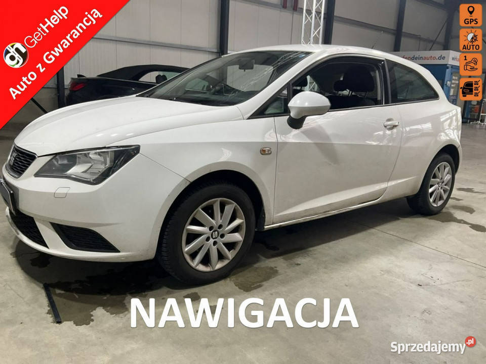 Seat Ibiza Benzyna klimatronik skórzana wielofunkcyjna kierownica Wejherowo