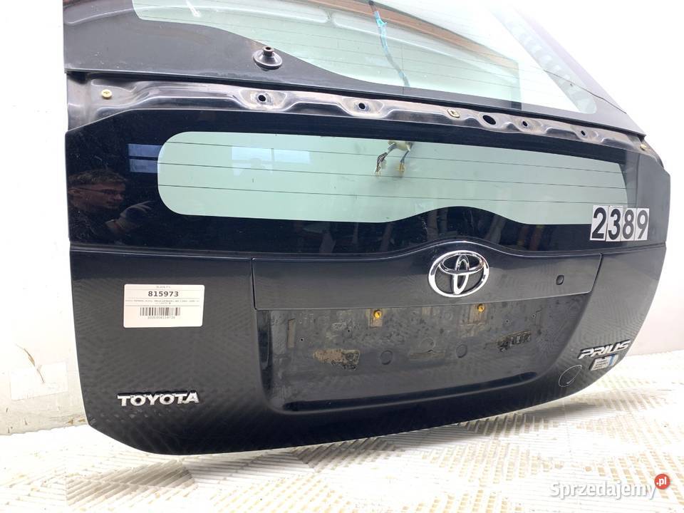 KLAPA TYŁ TOYOTA PRIUS II Hatchback 0309 Black