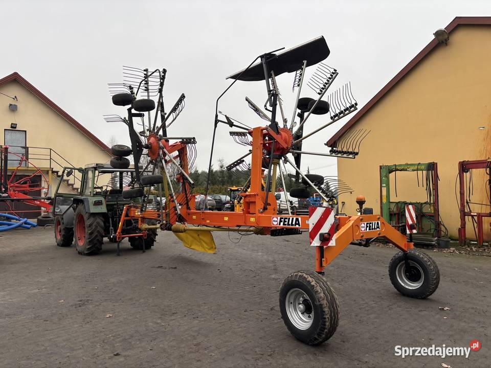 Fella ts 1603 zgrabiarka 2 karuzelowa do boku 1 Fella Myszyniec