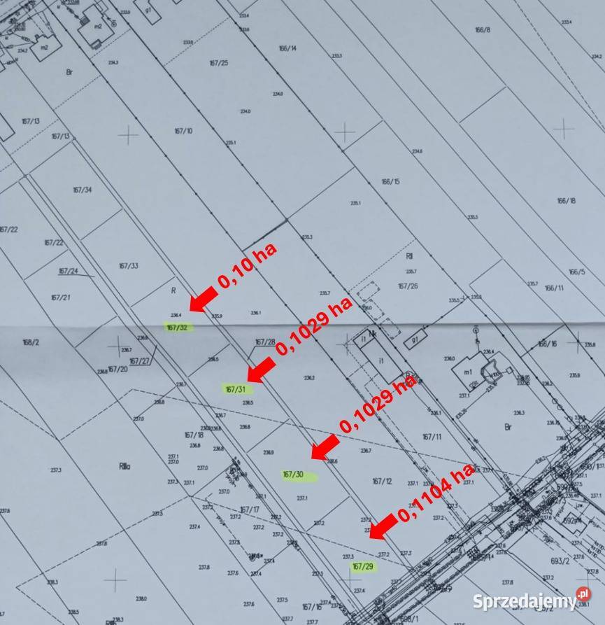Działki budowlane 110zł/m2 Płoskie