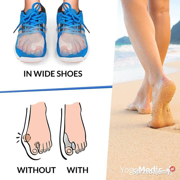 YOGAMEDIC Ochraniacze prostujące haluksy 6 lubelskie Zamość