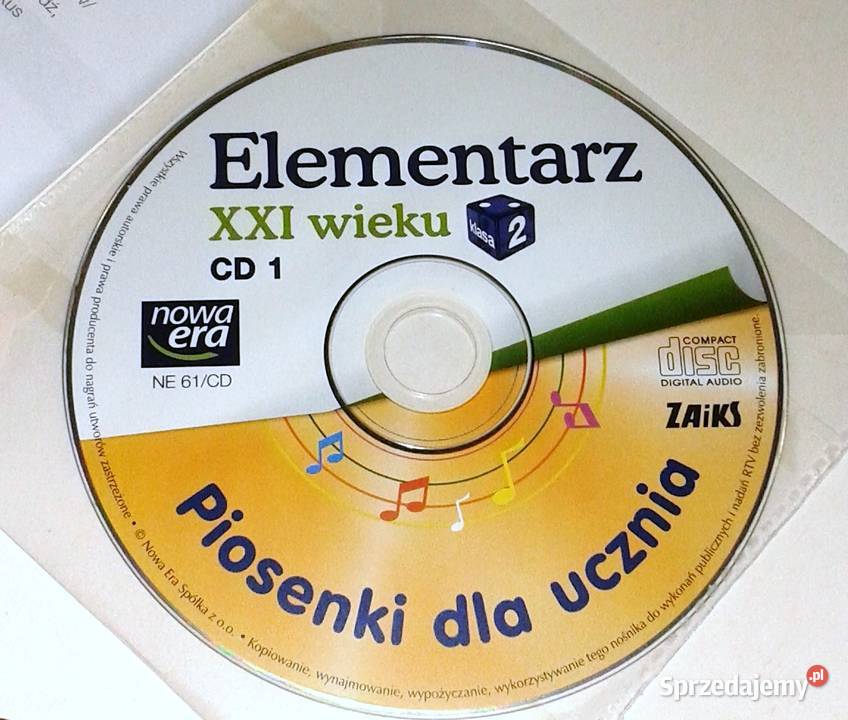 Elementarz XXI wieku kl 2 Muzyka Podręcznik z lubelskie Chełm