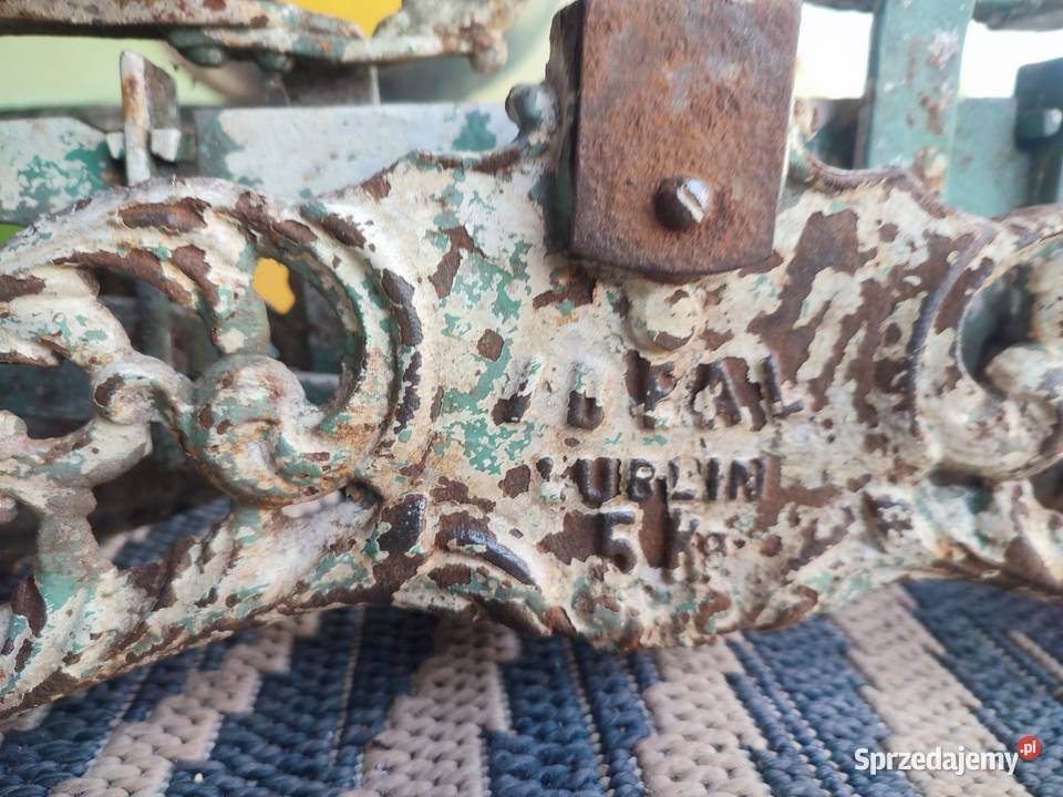 Przedwojenna waga szalkowa 1935 r Dulcza Wielka