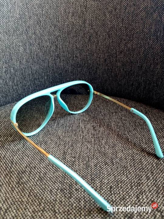 Piękne męskie okulary unisex nowość 2026 owalne Zielona Góra