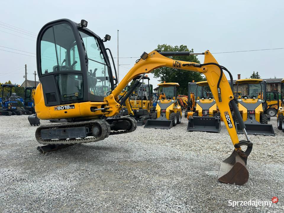 JCB 8018 CTS Mini koparka z 2009 roku 1800 łódzkie Złoczew
