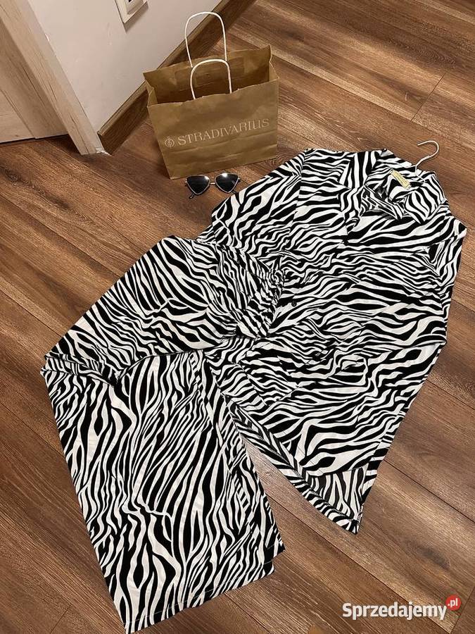 garnitur zebra czarny Białystok sprzedam