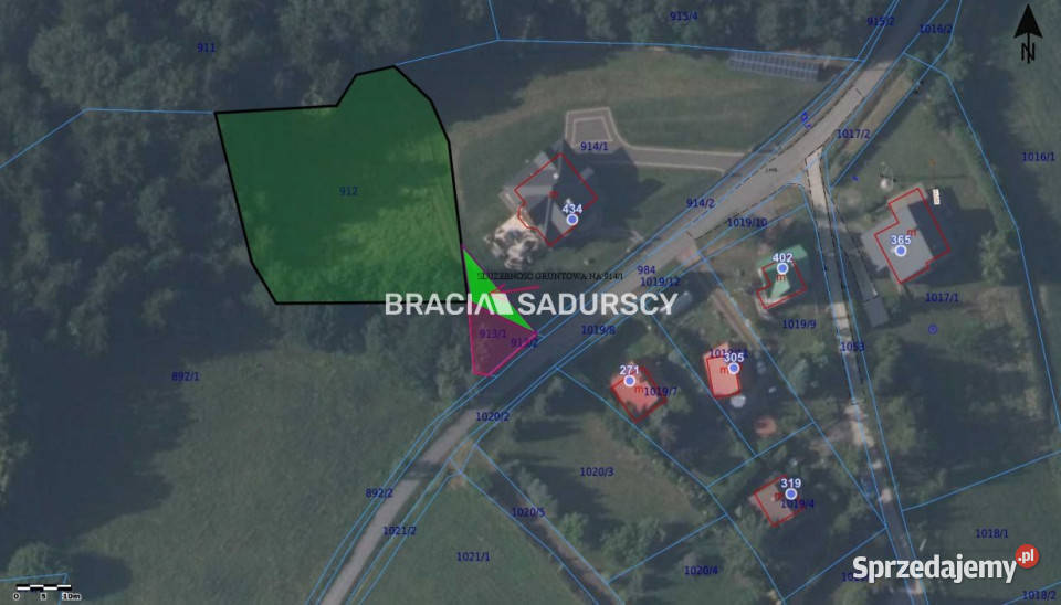 Grunt 1600m2 Żegocina małopolskie sprzedam