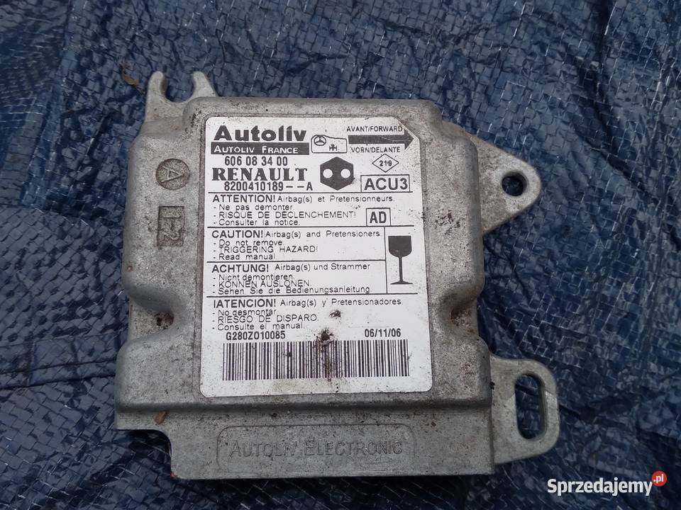 Renault Kangoo I lift sensor air bag 8200410189 Motoryzacja lubuskie