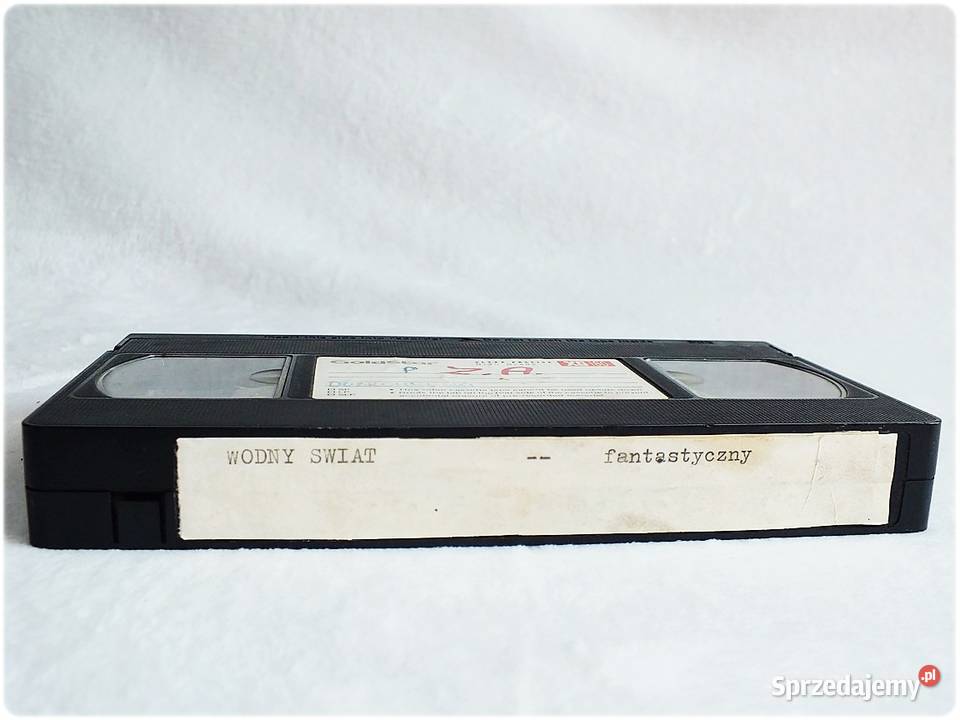 Kaseta VHS GoldStar 180 minut Film Wodny Świat Żary