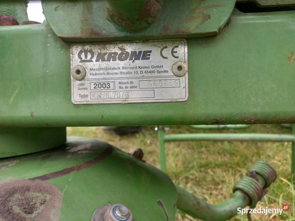 Przetrzasarka krone kw 670 Karsin sprzedam
