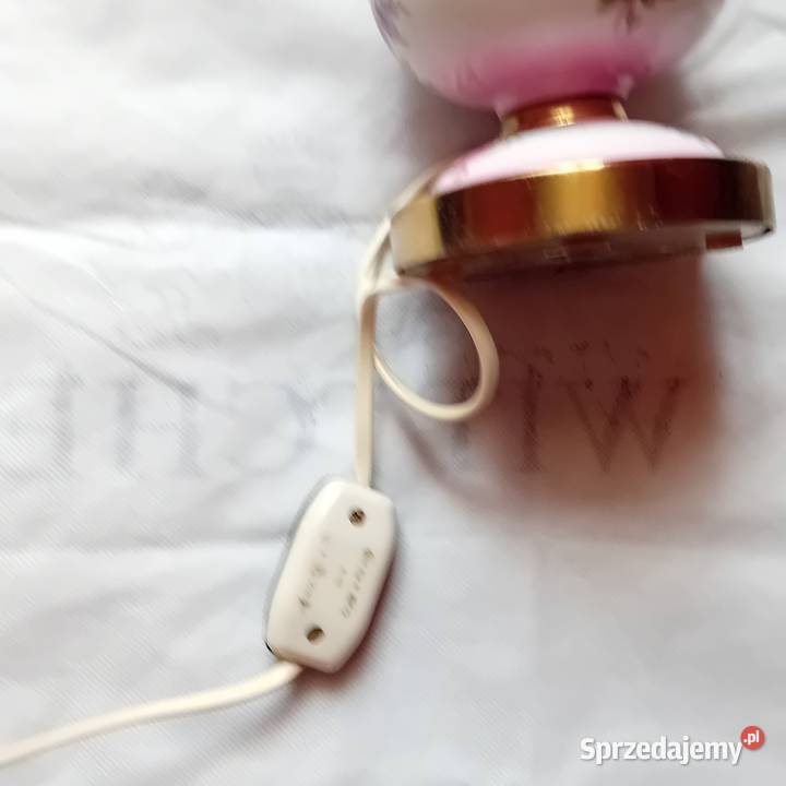 Lampka nocna z porcelanową podstawą SP LUMET wielkopolskie