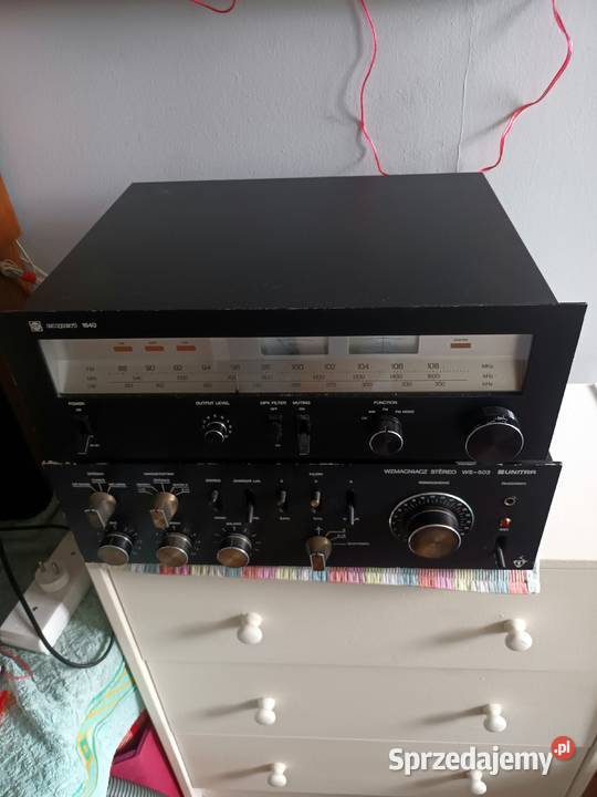 Unitra WS 503 Tuner Ekspert 1640 Sanyo 611 LU śląskie Tychy