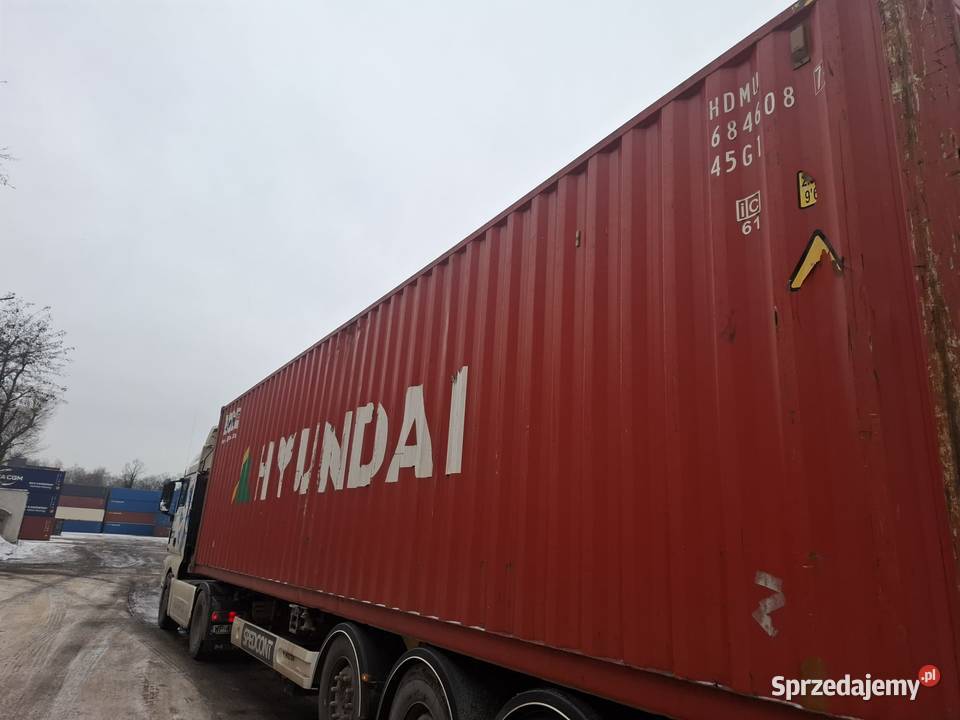 Kontener morski 40 HC CW 12 metrów Pewny