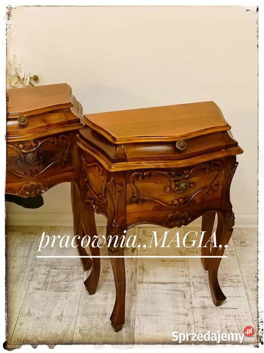 Stylowe szafki stoliki nocne brzuchatki ludwik Goleniów sprzedam