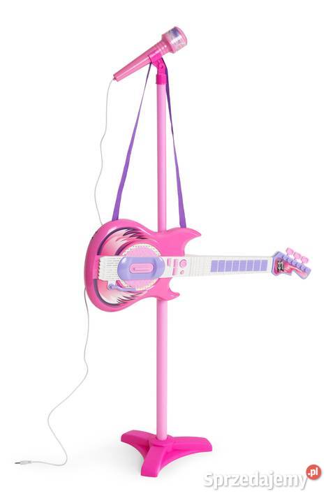 Zestaw muzyczny dzieci gitara elektryczna i