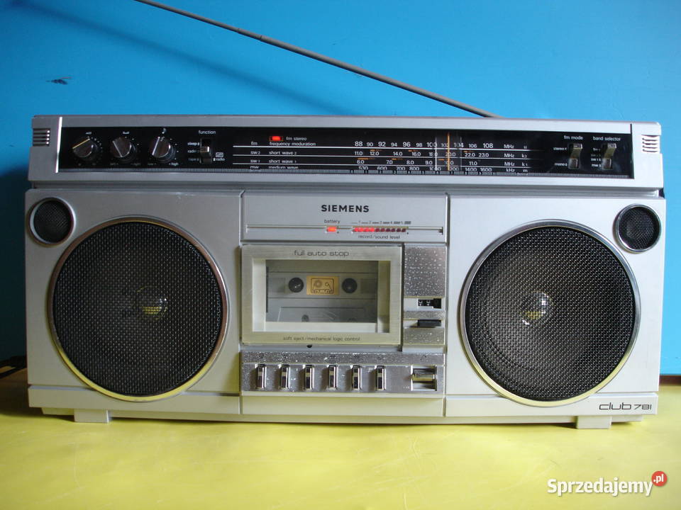 Radiomagnetofon SIEMENS CLUB RM781 Radioodtwarzacze Zielona Góra