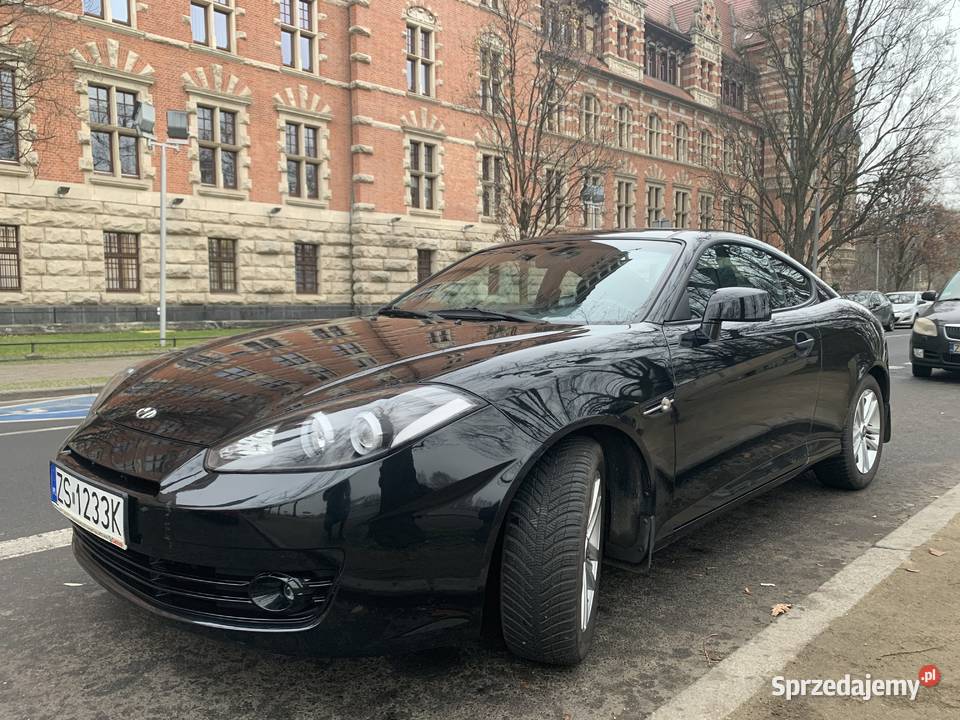 Hyundai Coupe 2007 20 z małym przebiegiem 71000 nieuszkodzony Motoryzacja Szczecin sprzedam