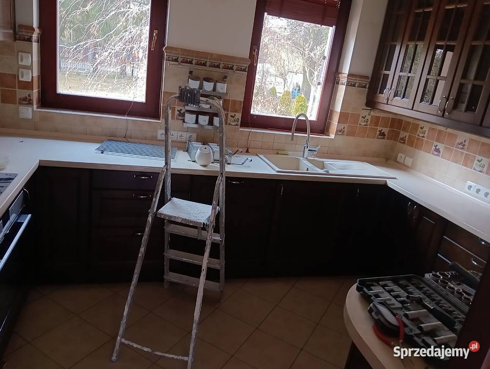 Regał kuchenny z lodówką i kuchnią indukcyjną Regały Rawa Mazowiecka sprzedam