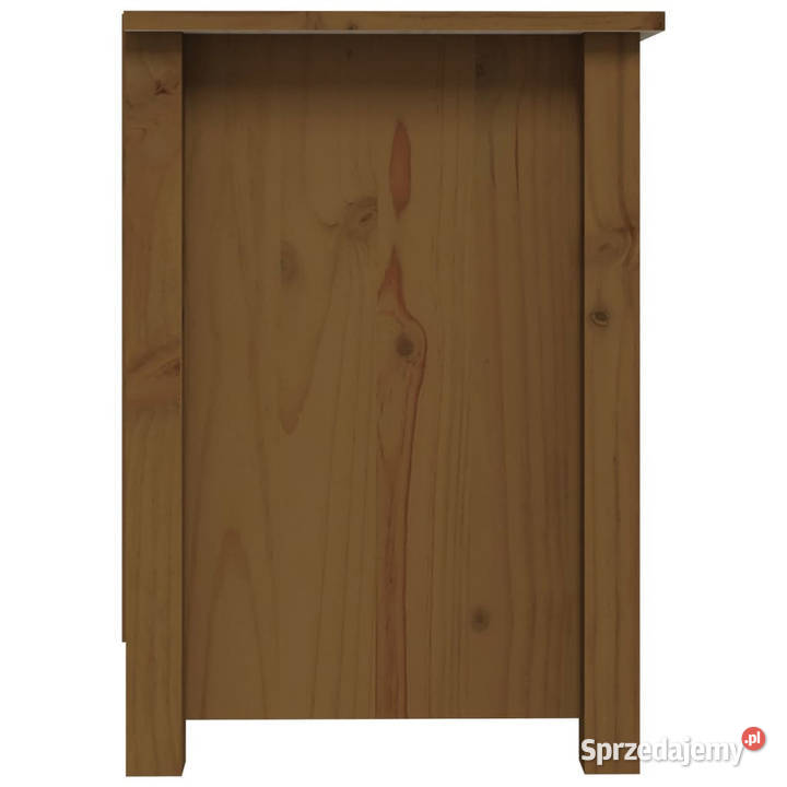 Szafka pod TV miodowy brąz 70x365x52 lite drewno mazowieckie