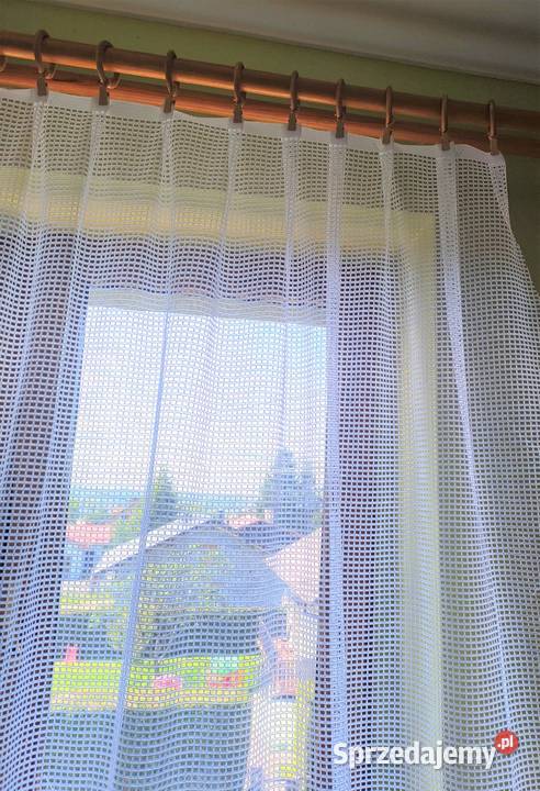 Firanka biała 250 x 210 stan NOWA Bielsko-Biała