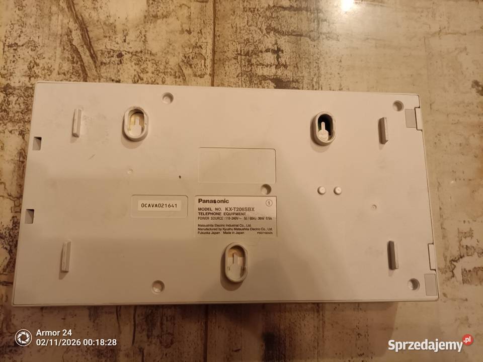 Centrala telefoniczna Panasonic 206 tanio mazowieckie Krze Duże sprzedam