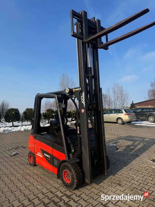 wózek widłowy elektryczny LINDE E30 wolny skok Działoszyn sprzedam