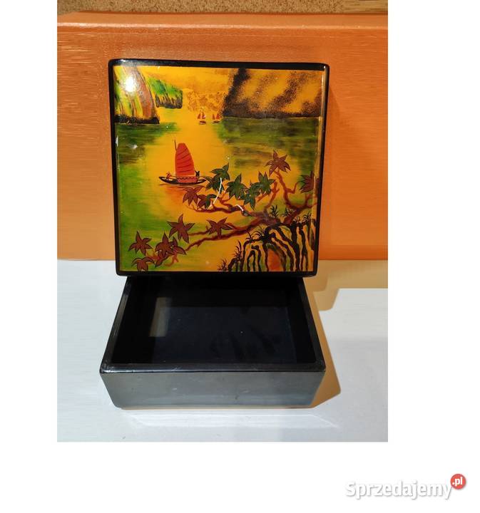 szkatułka skrzynka pudełko z laki ręcznie Kielce