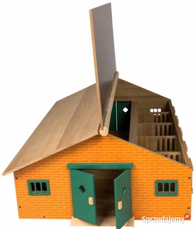 DUŻA Drewniana Stajnia koni Schleich Collecta 3 lata+ sprzedam