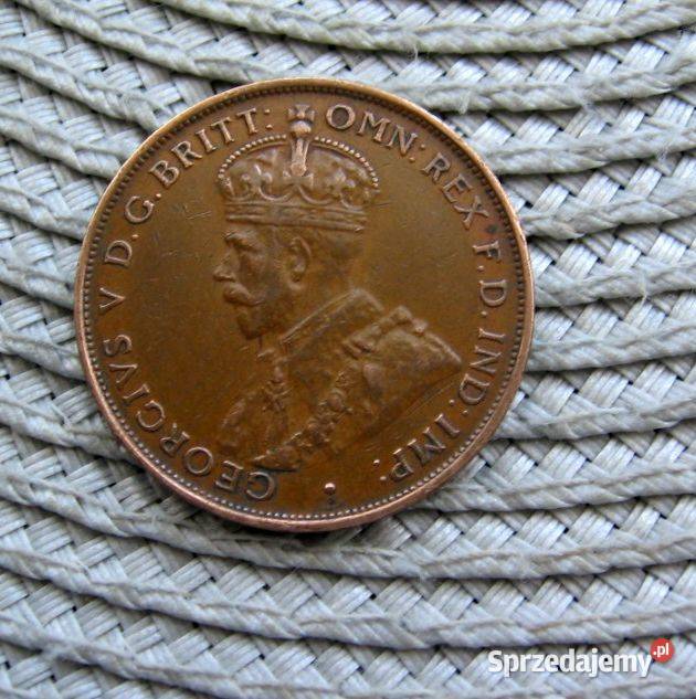 Australia 11 Penny 1933r Kalisz