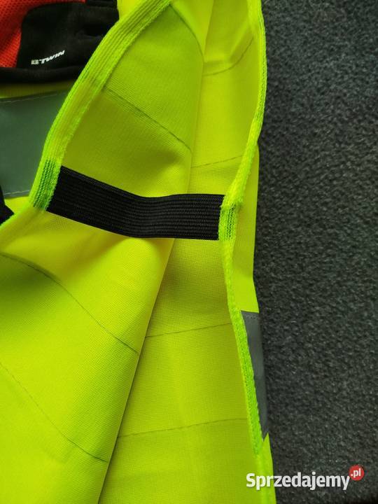 Kamizelka odblaskowa rękawiczki na rower dziecka Oświęcim