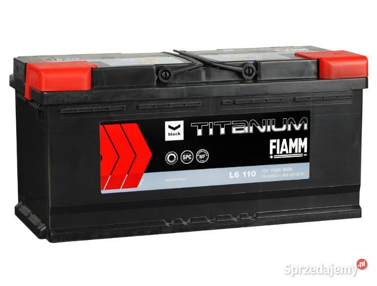 Akumulator 110Ah 950A Fiamm Black pomorskie Kościerzyna