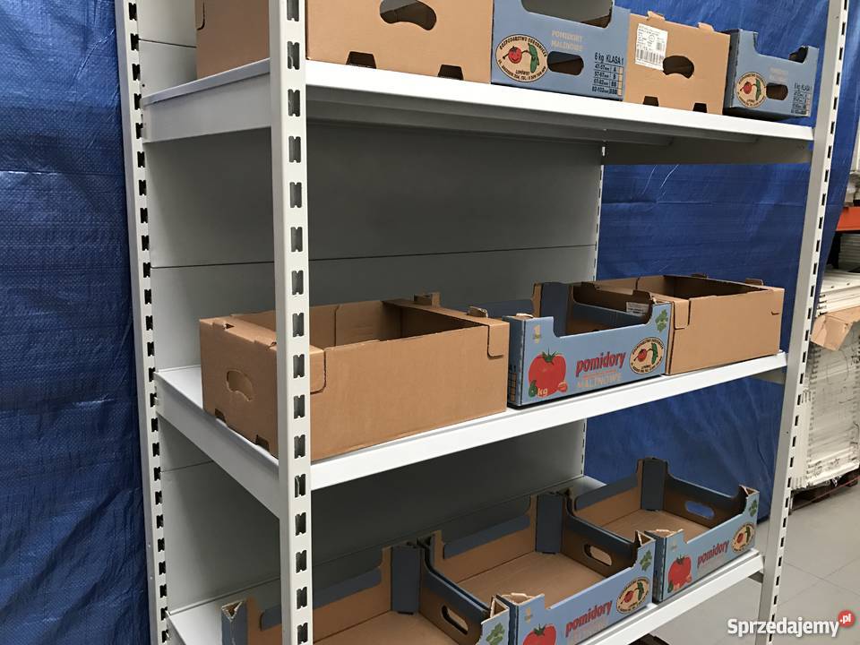 Regał sklepowy metalowy wzmacniany dyskontowy Ostrołęka sprzedam