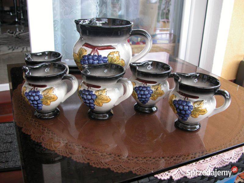 ceramiczne dzbanki 6 sztuk lubuskie Gorzów Wielkopolski