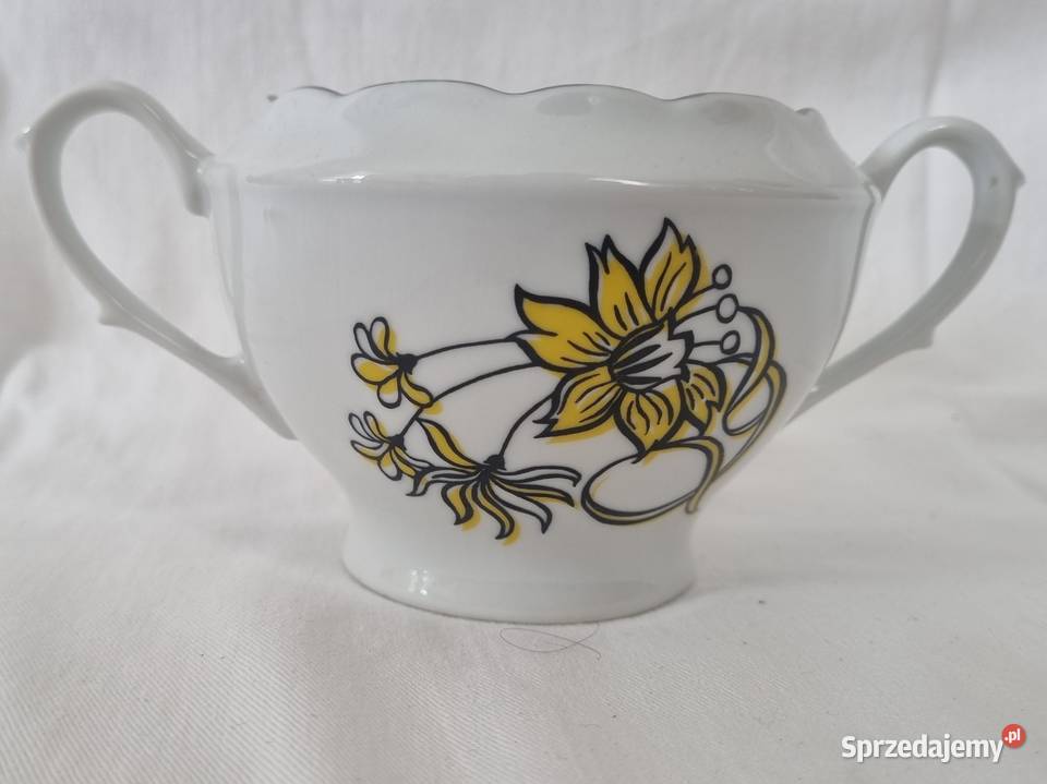 Stara cukiernica bez pokrywki z Ćmielowa Warszawa