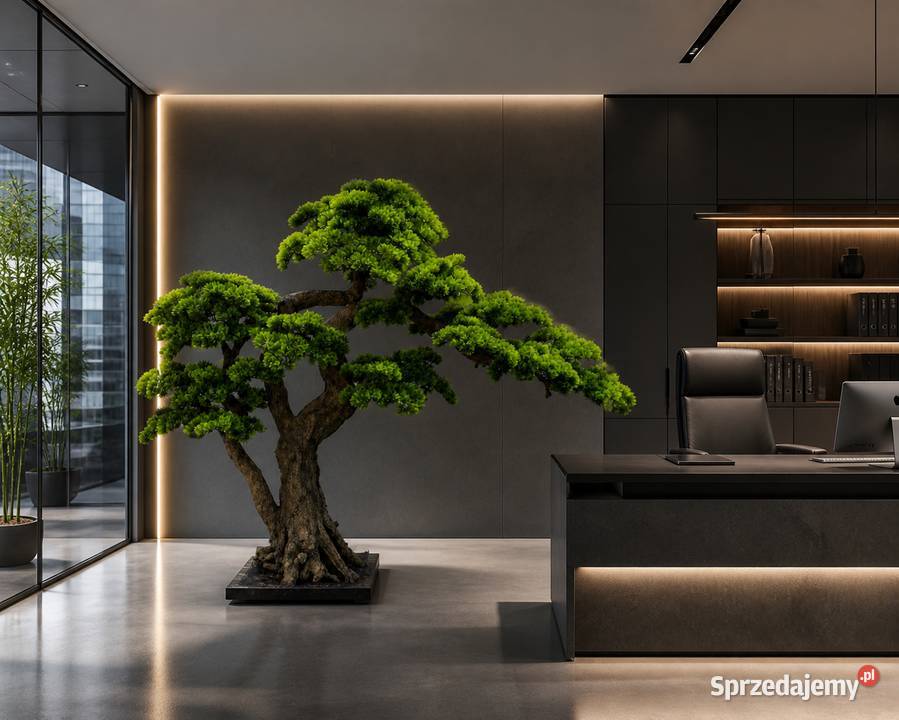 Sztuczne drzewko bonsai 150 x 210 nowoczesna Sztuczne kwiaty i owoce Golkowice