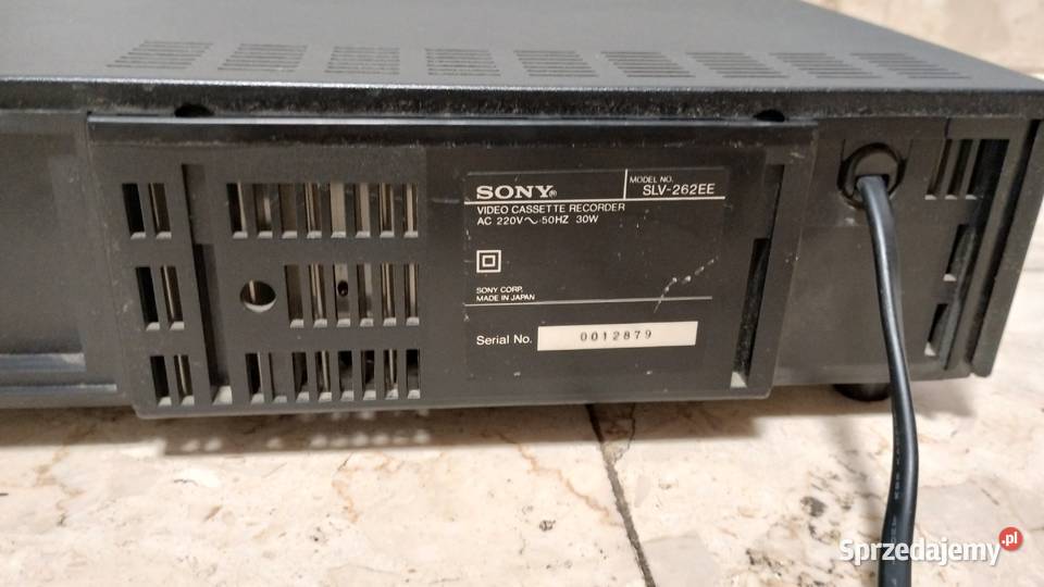 Magnetowid Sony SLV262EE uszkodzony Poznań