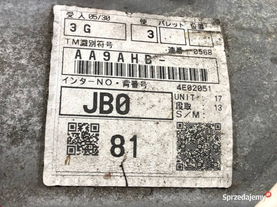 SKRZYNIA BIEGÓW SUBARU BRZ AA9AHB 20 200