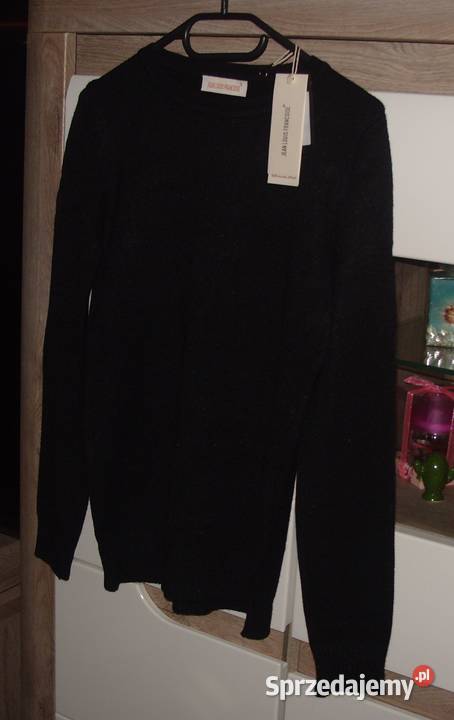 czarny cieplutki sweter JEAN LOUIS FRANCOISE rML Rawicz