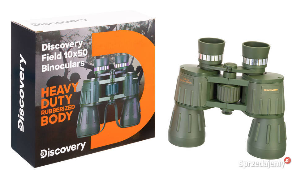Lornetka Discovery Field 10x50 zestaw Elektronika Warszawa