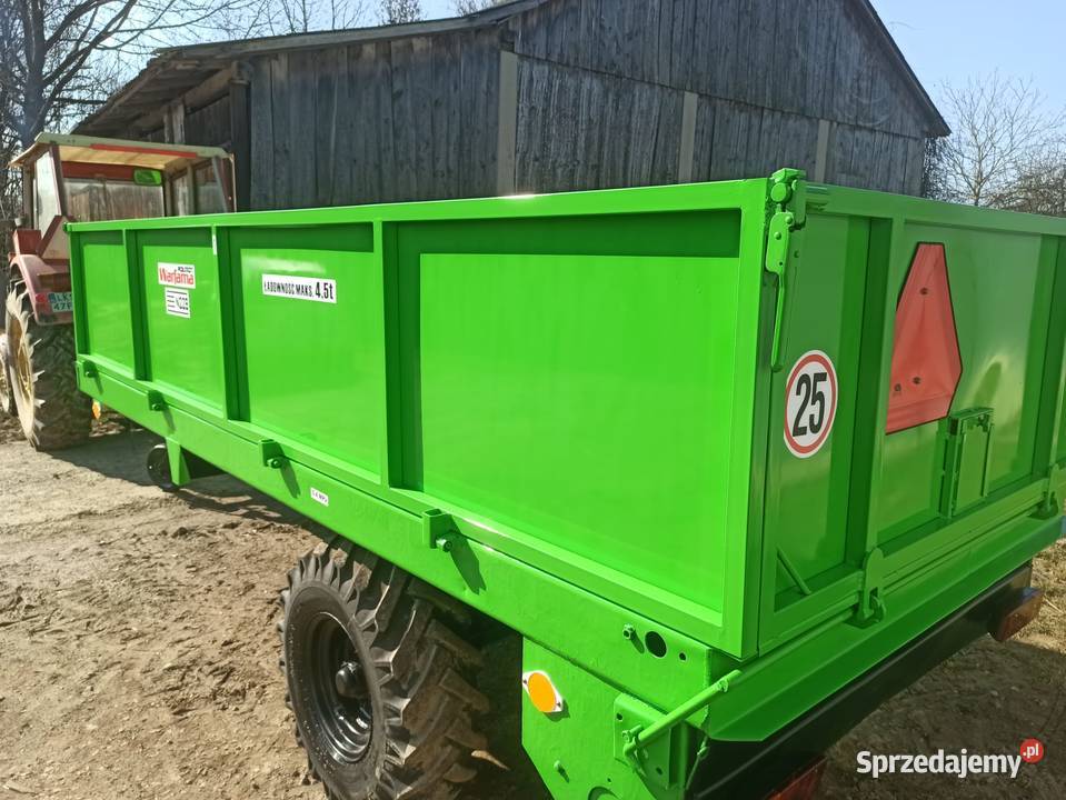 przyczepa wywrotka 5 t lubelskie Suchodoły