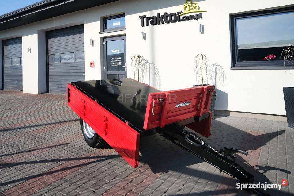 Przyczepa rolnicza jednoosiowa 15T z kiprem Tajęcina